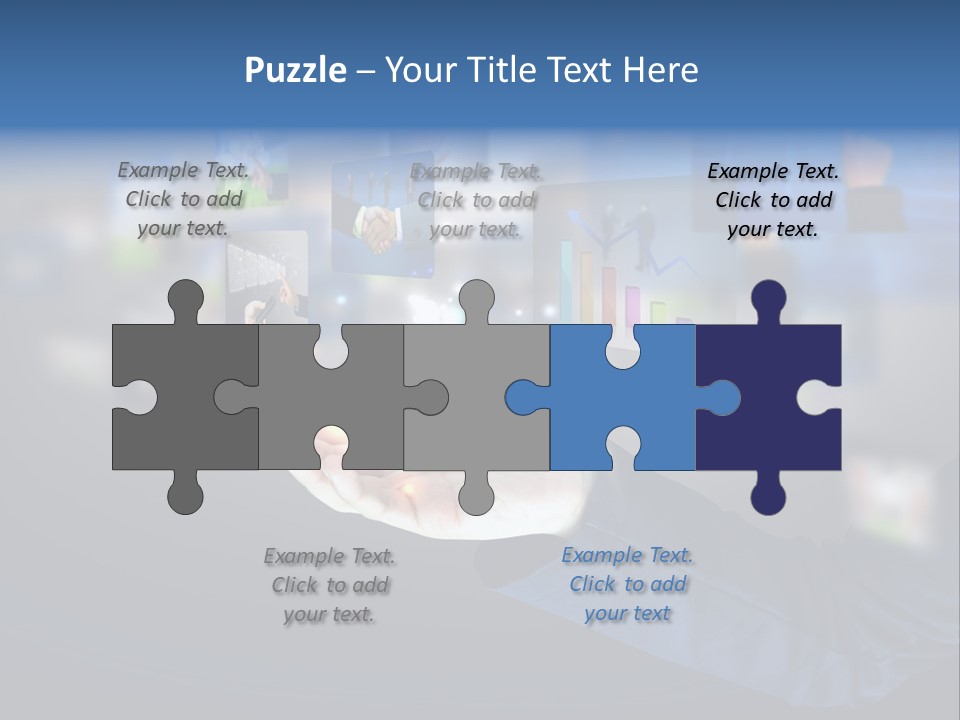 Button Email Social PowerPoint Template