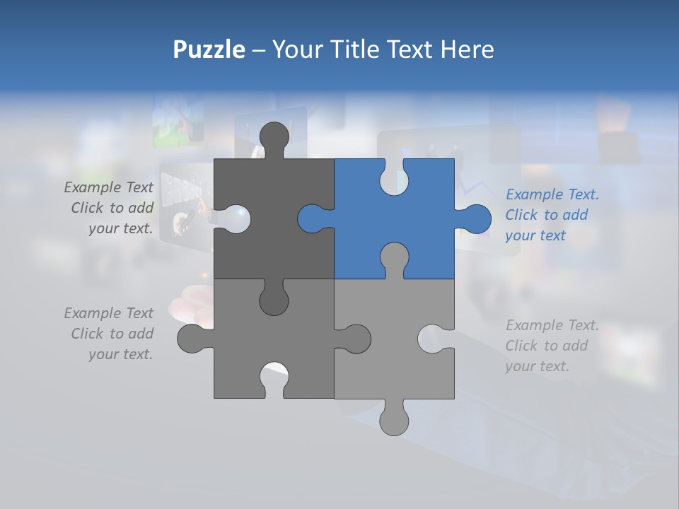 Button Email Social PowerPoint Template