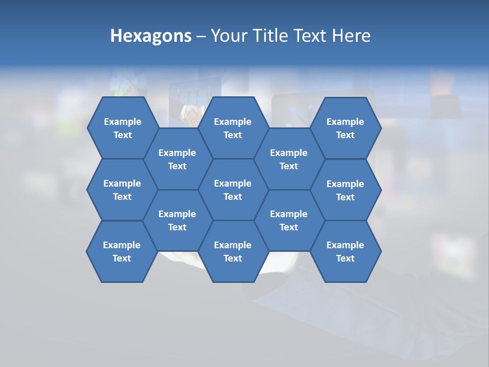 Button Email Social PowerPoint Template