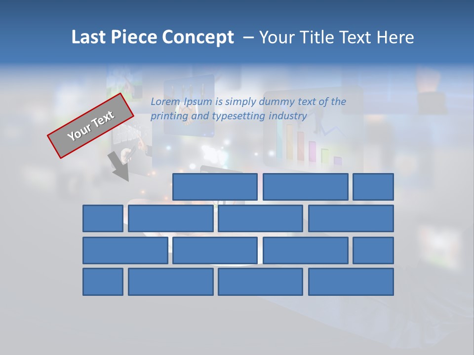 Button Email Social PowerPoint Template