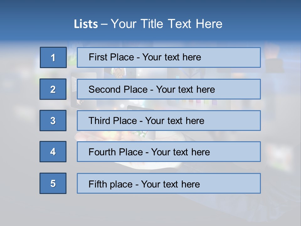 Button Email Social PowerPoint Template
