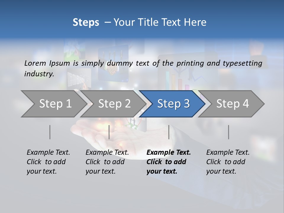 Button Email Social PowerPoint Template