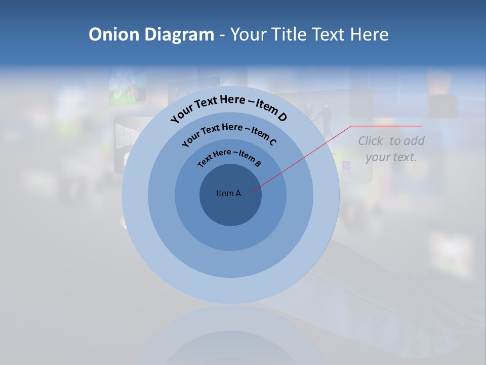 Button Email Social PowerPoint Template