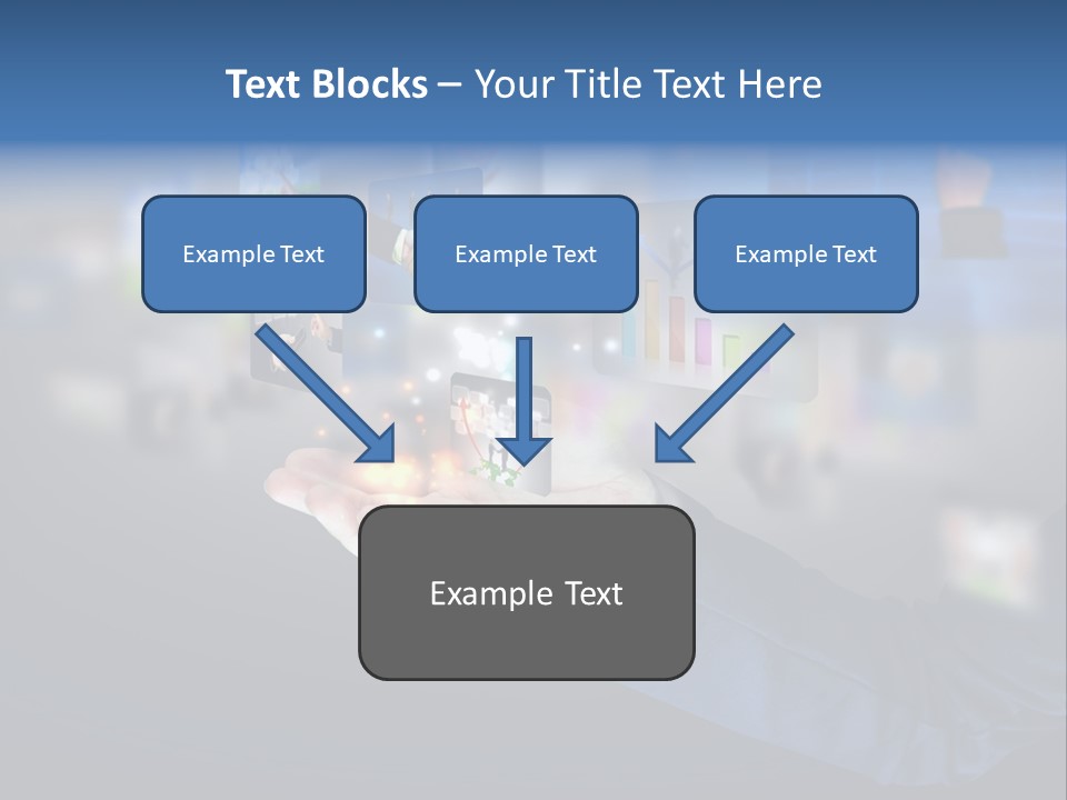 Button Email Social PowerPoint Template