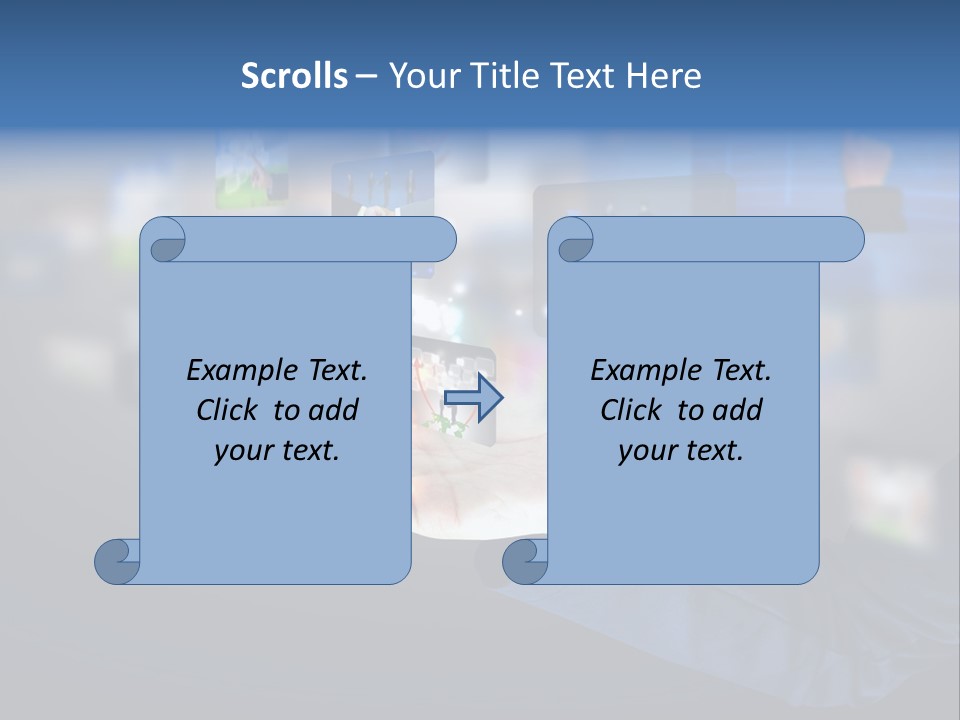 Button Email Social PowerPoint Template
