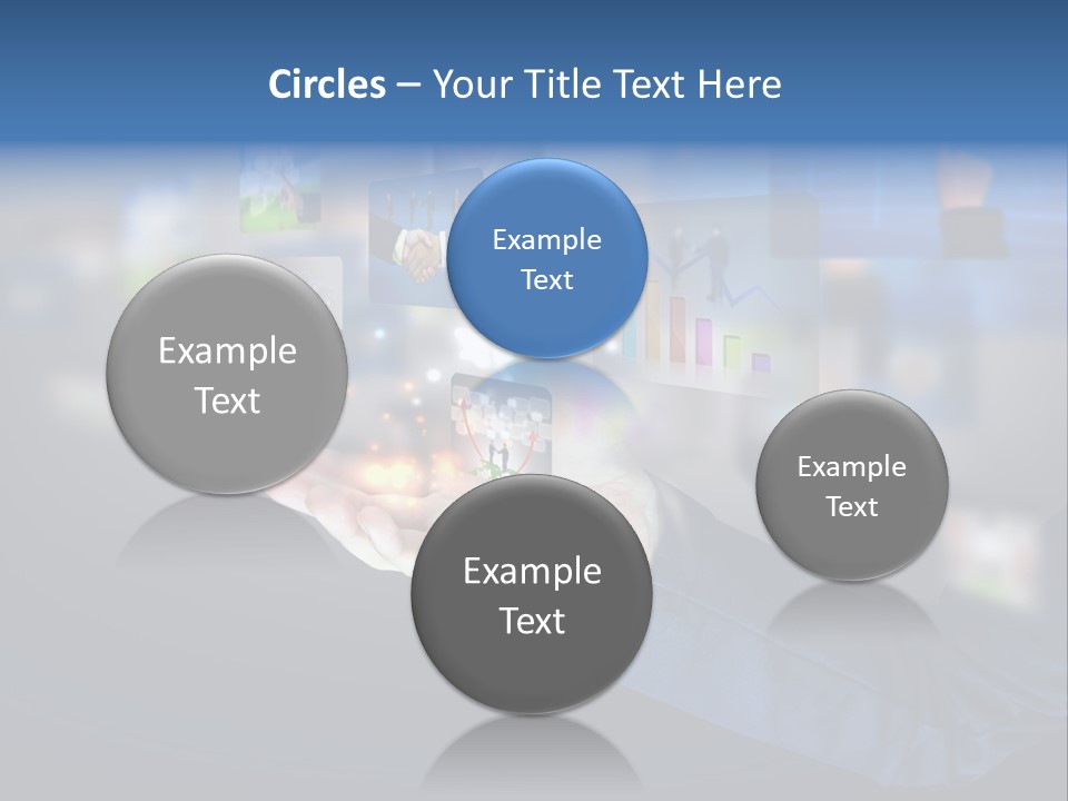 Button Email Social PowerPoint Template