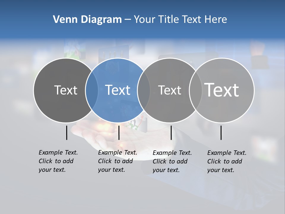 Button Email Social PowerPoint Template