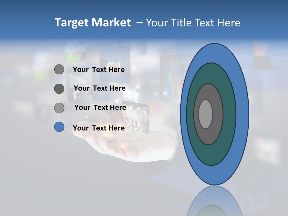 Button Email Social PowerPoint Template