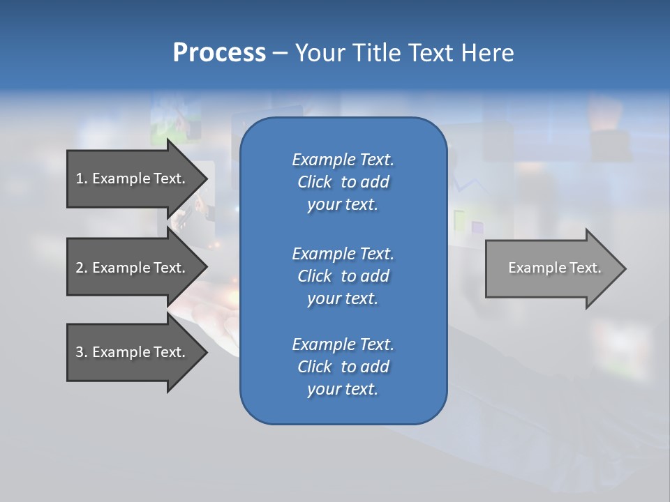 Button Email Social PowerPoint Template