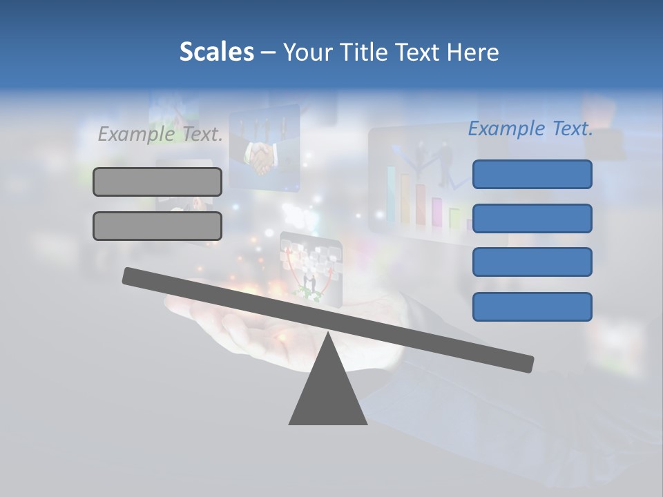 Button Email Social PowerPoint Template