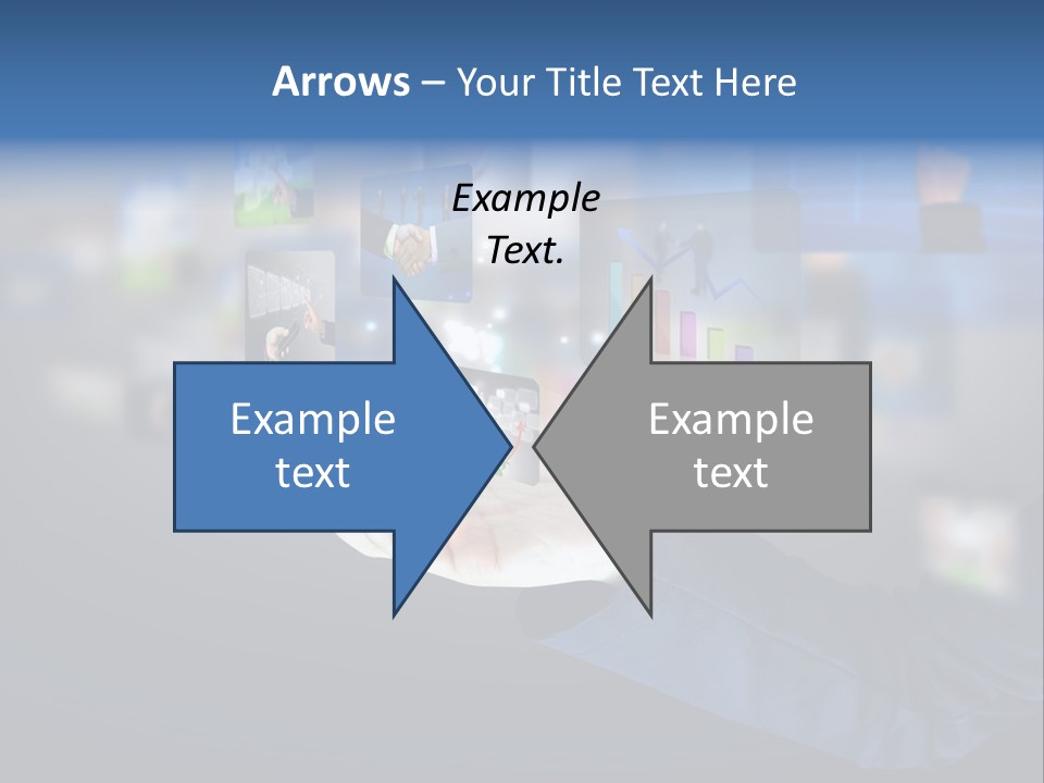 Button Email Social PowerPoint Template