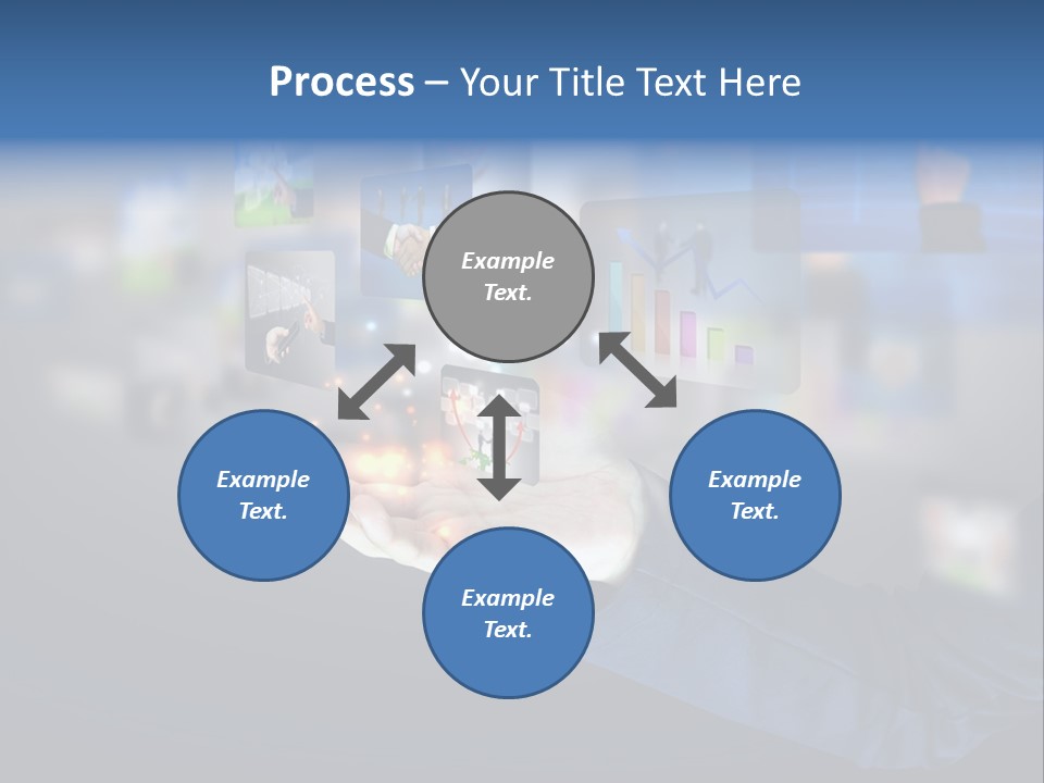 Button Email Social PowerPoint Template
