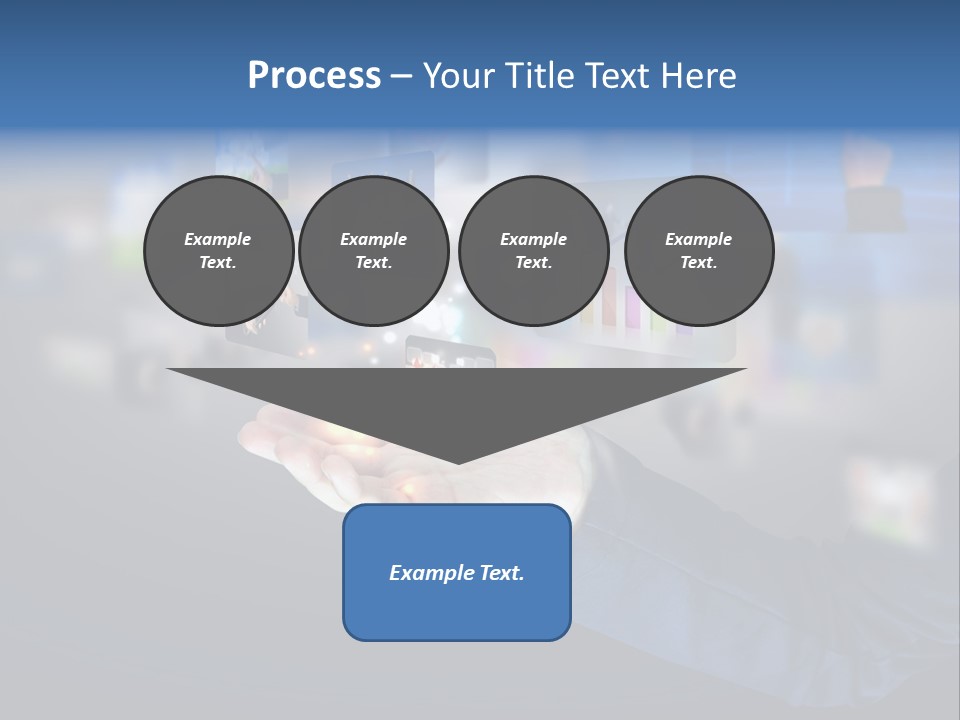 Button Email Social PowerPoint Template