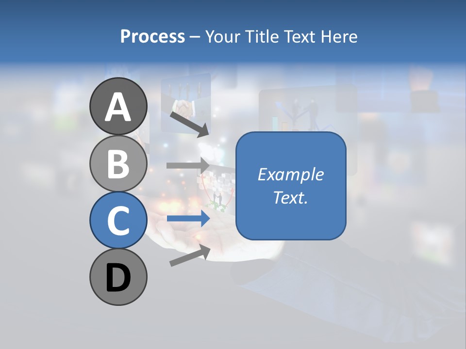 Button Email Social PowerPoint Template