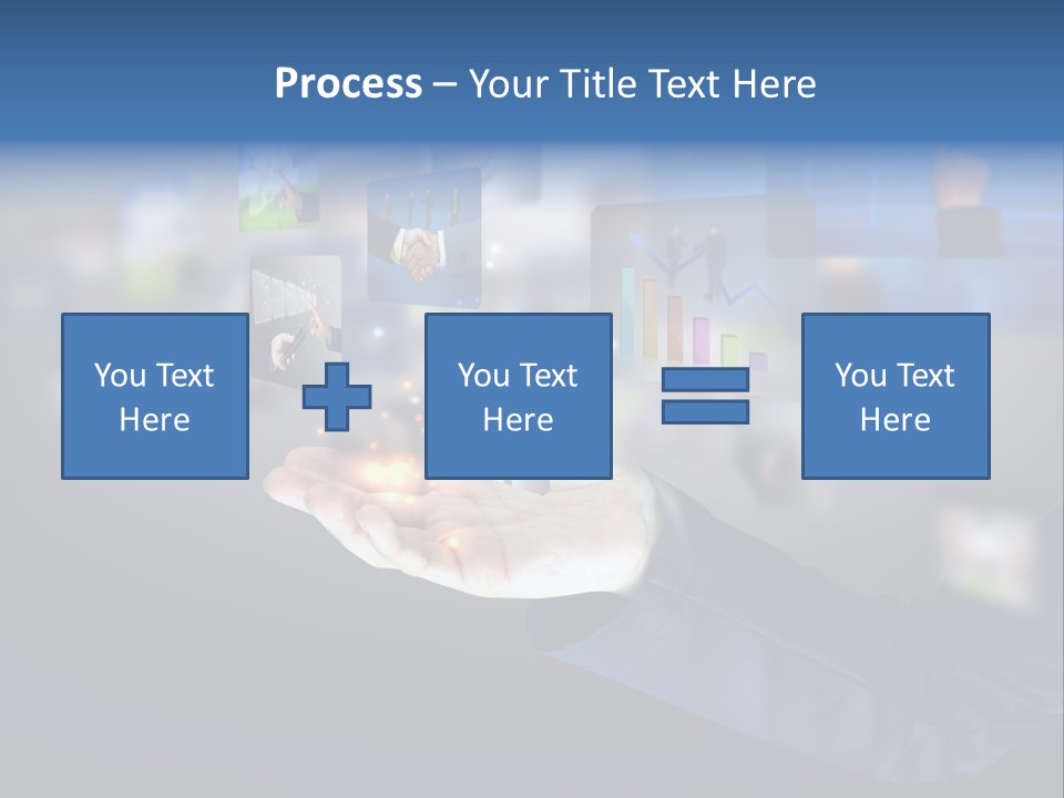 Button Email Social PowerPoint Template