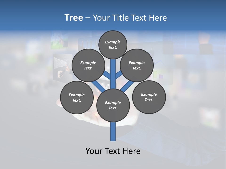 Button Email Social PowerPoint Template