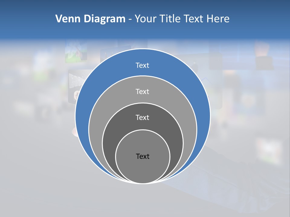 Button Email Social PowerPoint Template