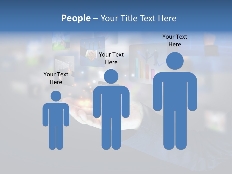 Button Email Social PowerPoint Template