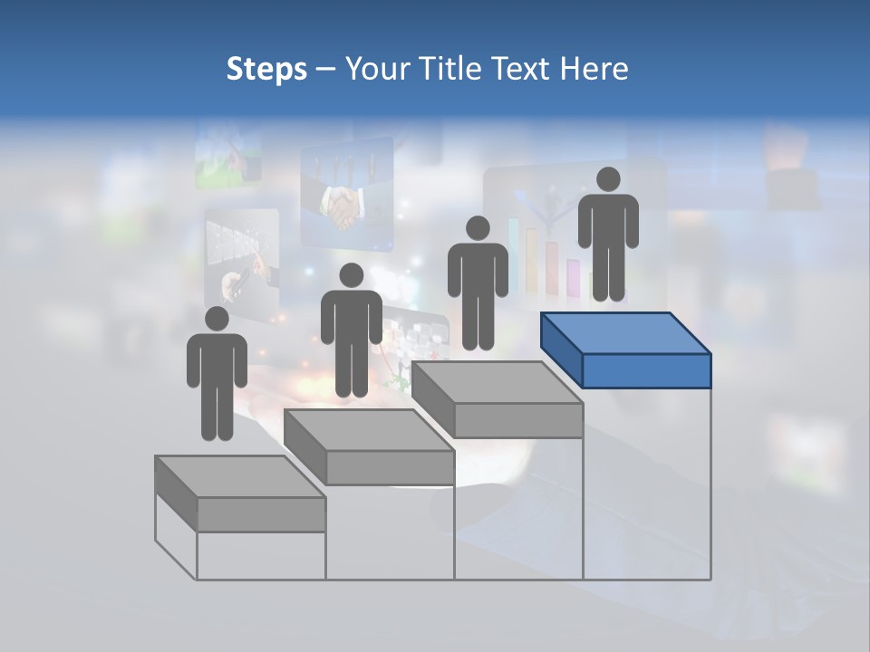 Button Email Social PowerPoint Template