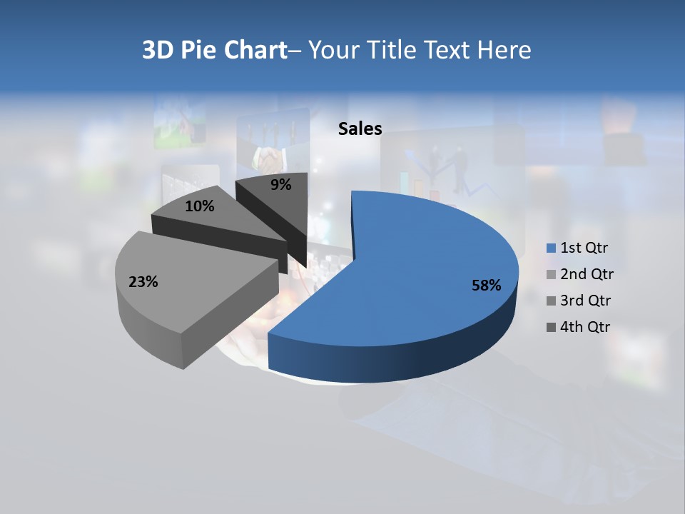 Button Email Social PowerPoint Template