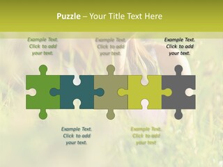 Brunette Young Fresh PowerPoint Template