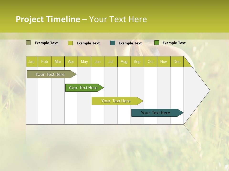 Brunette Young Fresh PowerPoint Template