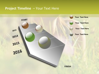 Brunette Young Fresh PowerPoint Template