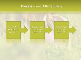 Brunette Young Fresh PowerPoint Template