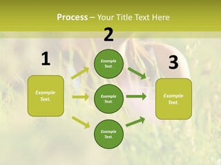 Brunette Young Fresh PowerPoint Template