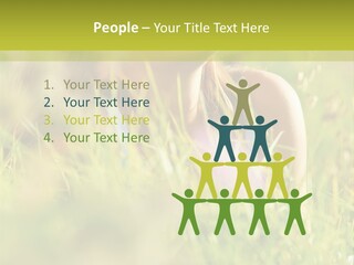 Brunette Young Fresh PowerPoint Template