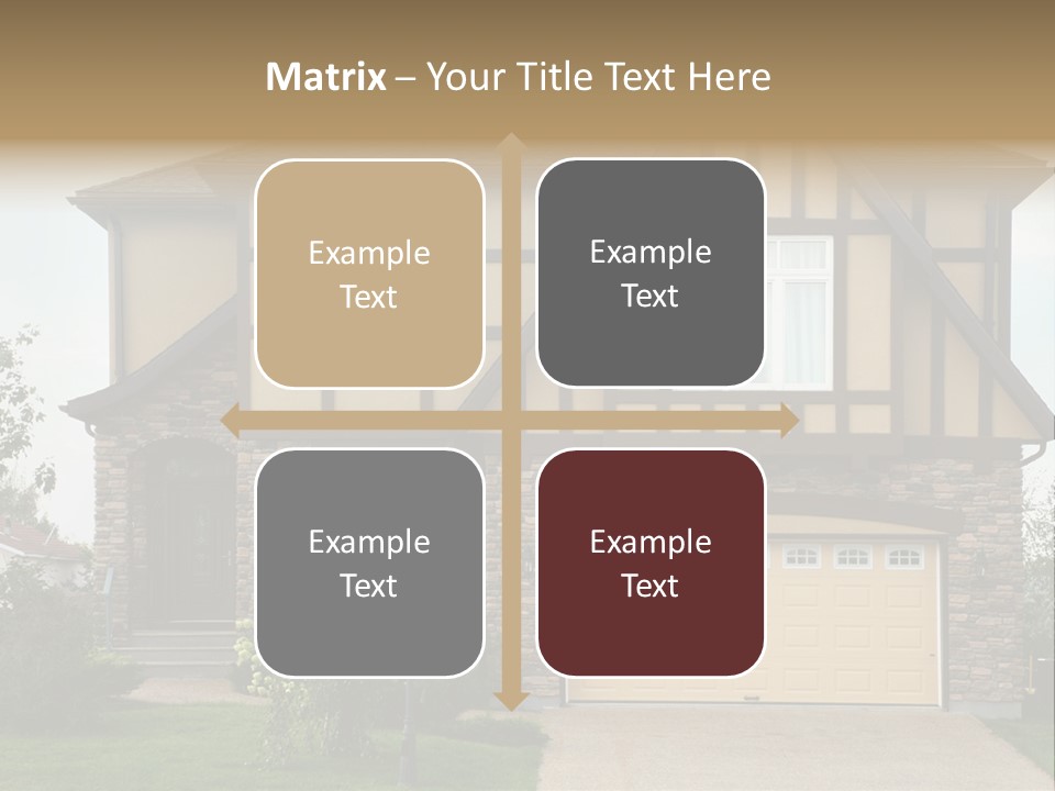 Door Beautiful Private PowerPoint Template