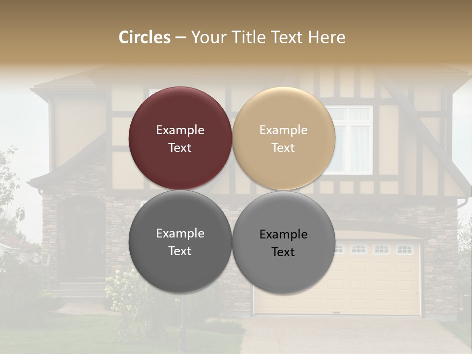 Door Beautiful Private PowerPoint Template