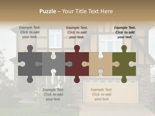 Door Beautiful Private PowerPoint Template