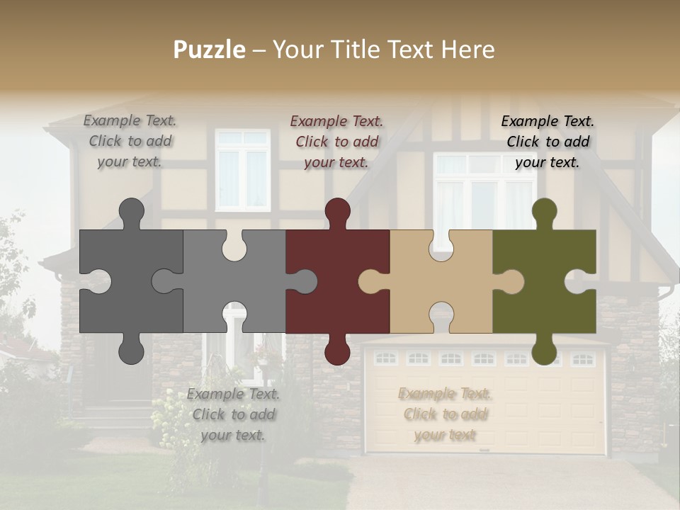 Door Beautiful Private PowerPoint Template
