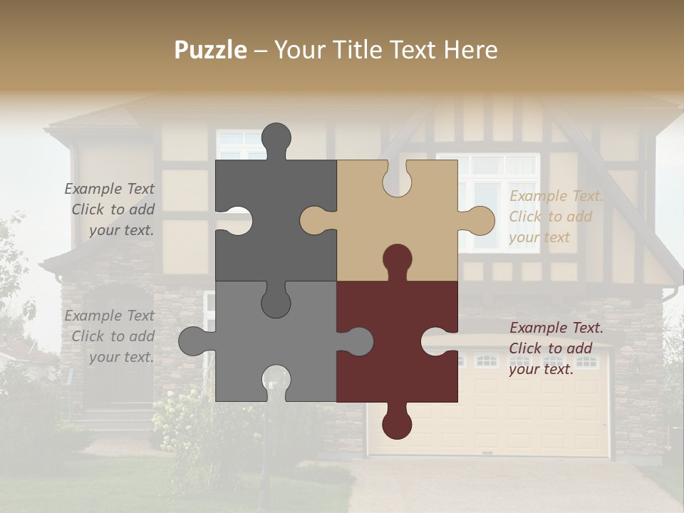 Door Beautiful Private PowerPoint Template
