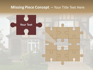 Door Beautiful Private PowerPoint Template