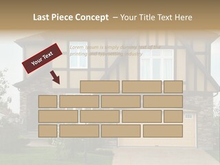 Door Beautiful Private PowerPoint Template
