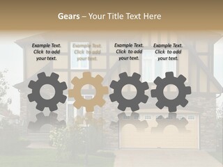 Door Beautiful Private PowerPoint Template
