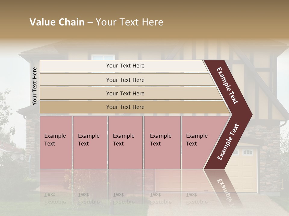 Door Beautiful Private PowerPoint Template