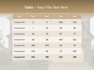 Door Beautiful Private PowerPoint Template