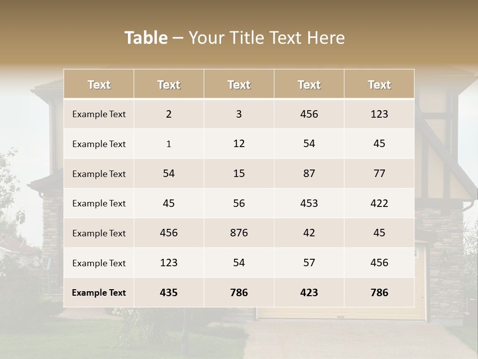 Door Beautiful Private PowerPoint Template