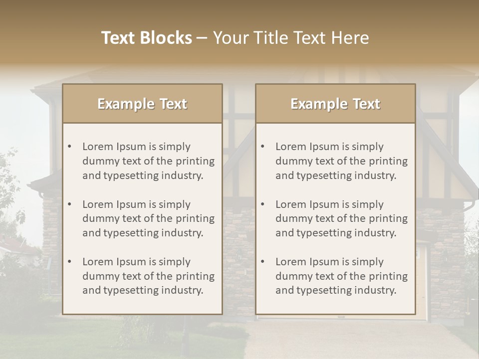 Door Beautiful Private PowerPoint Template