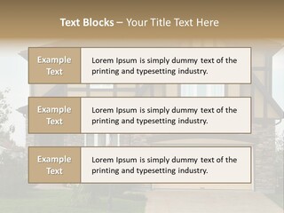 Door Beautiful Private PowerPoint Template
