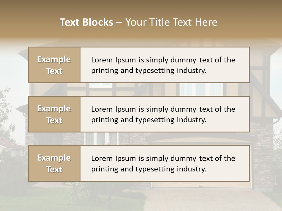 Door Beautiful Private PowerPoint Template