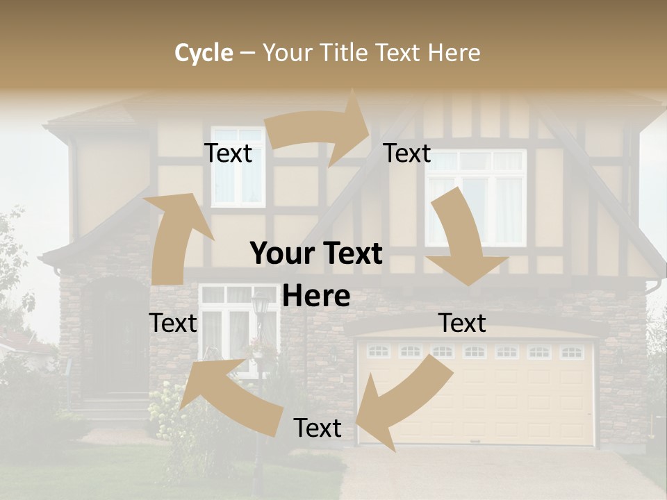 Door Beautiful Private PowerPoint Template