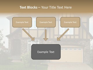 Door Beautiful Private PowerPoint Template