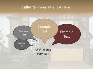 Door Beautiful Private PowerPoint Template