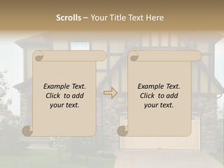 Door Beautiful Private PowerPoint Template