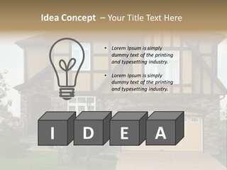Door Beautiful Private PowerPoint Template