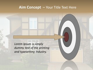 Door Beautiful Private PowerPoint Template